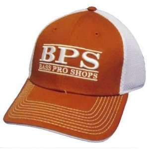  Bass Pro Shops BPS Burnt Orange White Licensed Game Hunting Fishing 