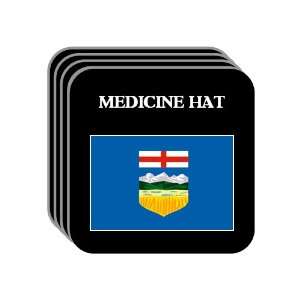  Alberta   MEDICINE HAT Set of 4 Mini Mousepad Coasters 