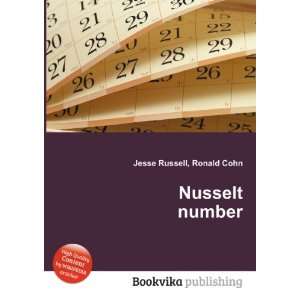  Nusselt number Ronald Cohn Jesse Russell Books