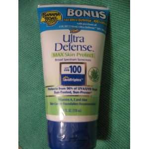  Bonus Banana Boat Ultra Defense Sunscreen Lotion SPF 100 