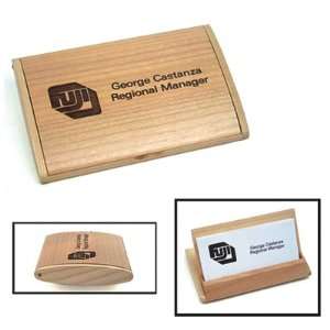  Maple Arched Business Card Holder 