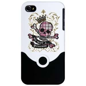  iPhone 4 or 4S Slider Case White So Not A Princess 