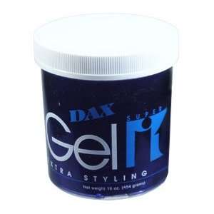 DAX Gel It Super Hold Styling Power for Your Hair Non Flaking 16oz 