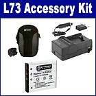 Samsung L73 Digital Camera Accessory Kit By Synergy (Case, Battery 