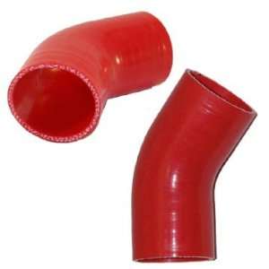  2.0 Silicone 45° Elbow, Red Automotive