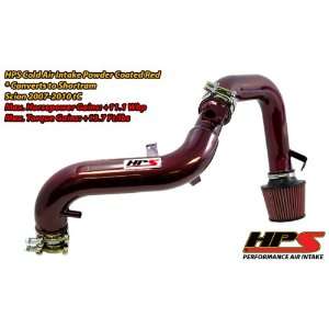  07 10 Scion tC Cold Air Intake by HPS   Red Automotive