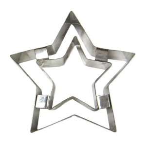 Double Star Vol Au Vent Cutter Stainless Steel   5 Inch  
