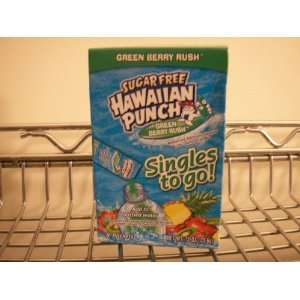 Hawaiian Punch Sugar Free Green Berry Rush 8 Packs Per Box  