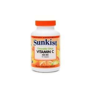  SUNKIST VIT C CHWTB CITRUS Size 90 Health & Personal 