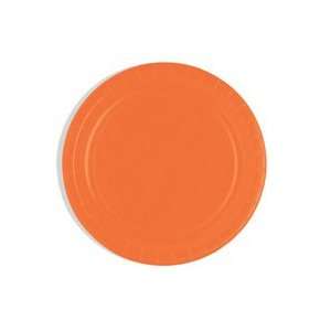  Solid Sunkissed Orange 10 inch Paper Plate Kitchen 
