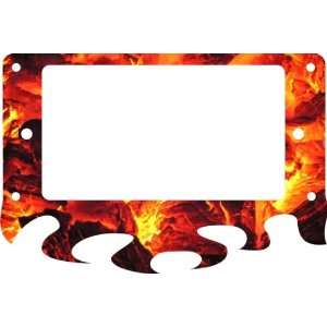  Fire Embers Graphical Epiphone Flame Humbucker Surround 