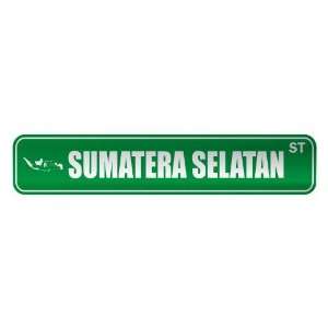   SUMATERA SELATAN ST  STREET SIGN CITY INDONESIA