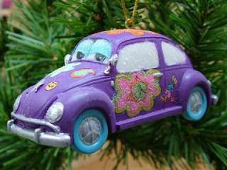 New December Diamonds Love VW Beetle Bug Car Flower Power Christmas 