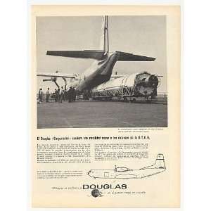   Douglas C 133B Cargomaster Aircraft Spanish Print Ad