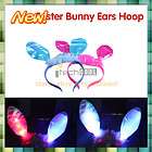   Head Band LED Flash Light Dress Up Bunny Ears Hoop LED Hoop Rabbit