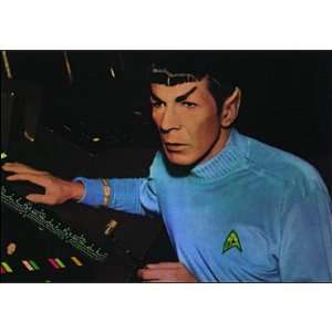   Star Trek   Spock (Leonard Nimoy) Television Postcard