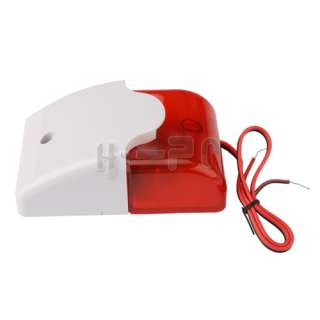 Wired Flash Strobe Siren for Wireless GSM Burglar Alarm  