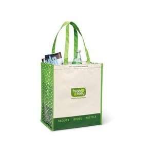 1769    Laminated 100% Recycled Shopper   Sand / Summer Green  