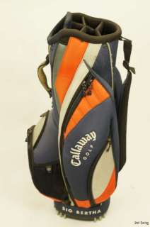 Callaway Big Bertha Golf Cart Bag   Orange Blue 6 way 10 mouth i 