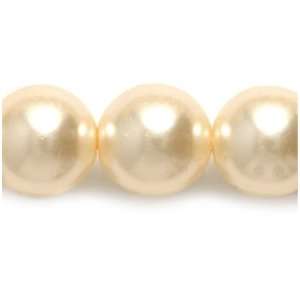   Glass Pearl, 10 mm, Victorian Ivory, 50 Pack Arts, Crafts & Sewing