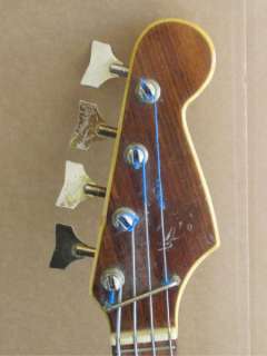 Vintage Teisco Electric Bass Guitar Model EB 120 Beautiful Sunburst 
