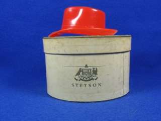 Vintage Salesman Sample Miniature Hat & Box   Stetson Cream Box 