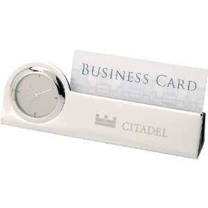  Ec3207 Struttura III Clock & Business Card Holder 