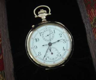 The distinction between early chronographs and early stopwatches? The 