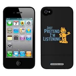 Garfield Im Listeningâ€¦ on AT&T iPhone 4 Case by 