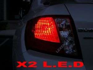 LED RED STOP TAIL LIGHT LED BULBS BA15D DUAL BEAM d#L  