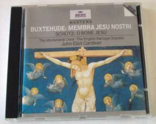 Buxtehude Membra Jesu Nostri GARDINER German CD Schutz 0028944729825 