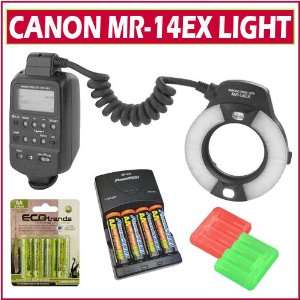  Canon MR 14EX Macro Ring Lite + Accessory Kit Camera 