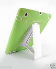 for IPAD 2 GREEN/WHITE HEAVY DUTY DUAL LAYER HARD SOFT CASE COVER w 