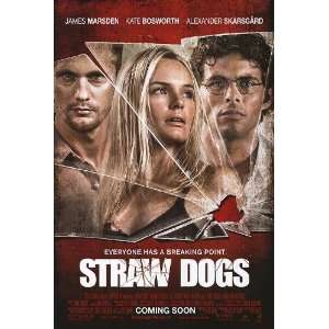  Straw Dogs Intl Movie Poster Double Sided Original 27x40 