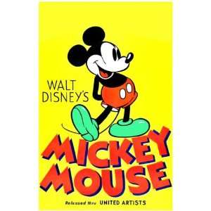  Walt Disneys Mickey Mouse   Movie Poster   11 x 17