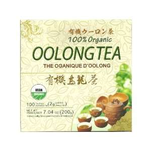 Best Taste Brand 100% Organic Oolong Tea, 100 Tea Bags, 7.04 oz. (200g 
