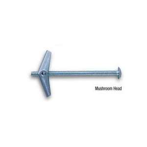   25 Inch by 4 Inch Mushroom Head Toggle Bolt, 50 Pack