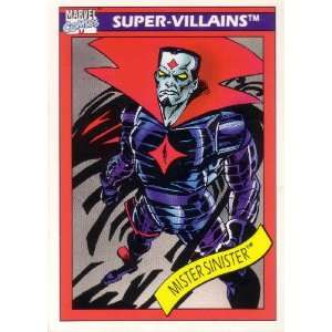    1990 Impel Marvel #65 Mr Sinister Trading Card 