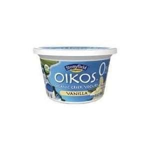 Stonyfield Oikos Organic Vanilla Greek Yogurt 16.0 oz (pack of 6 
