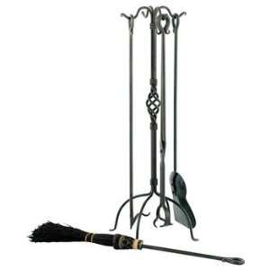  Stone County 900 390 BLK Basketweave Black Fireplace Tools 