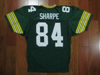80s Authentic Packers Sterling Sharpe jersey Sand Knit LARGE PRO Line 