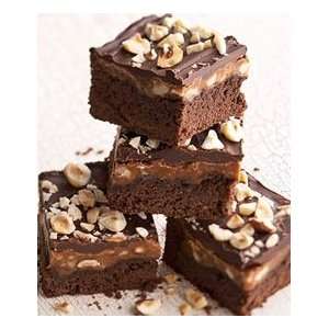 Hazelnut Caramel Brownies   8  Grocery & Gourmet Food