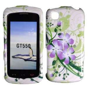  Green Lily Hard Case Cover for LG Encore GT550 Shine Touch 