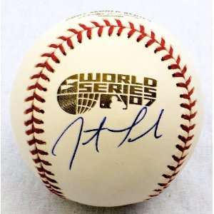 Signed Jonathan Papelbon World Series Ball   GAI   Autographed 