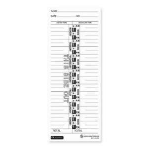  Acroprint Weekly Time Card (09 1141 470)