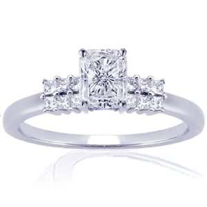   Radiant Cut Diamond Engagemant Ring FLAWLESS Fascinating Diamonds