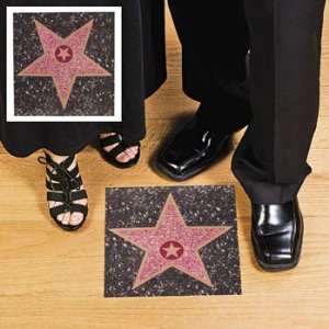  Hollywood Walk of Fame Peel n Place Star Wall Cling