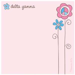  Delta Gamma New Peace Sticky Notes