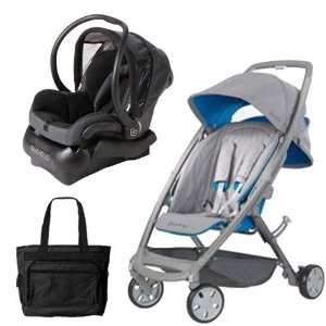 Quinny CV061AQAKT3 Senzz Stroller Lagoon with Car Seat and 