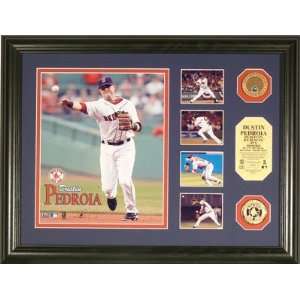  Dustin Pedroia Highlight Collection Infield Dirt Coin 